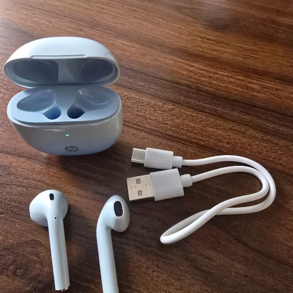 Blue HP Wireless Earbuds
